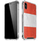 Peru Flag Distressed iPhone X/XS Clear Case